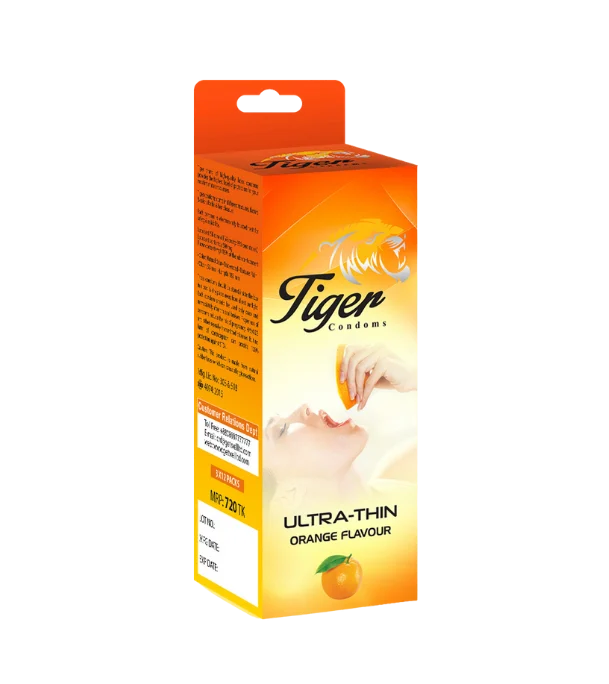 Tiger Orange Flavour-Ultra Thin Condom